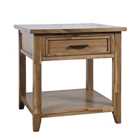 Jofran Furniture Claremont Brown Storage Square End Table