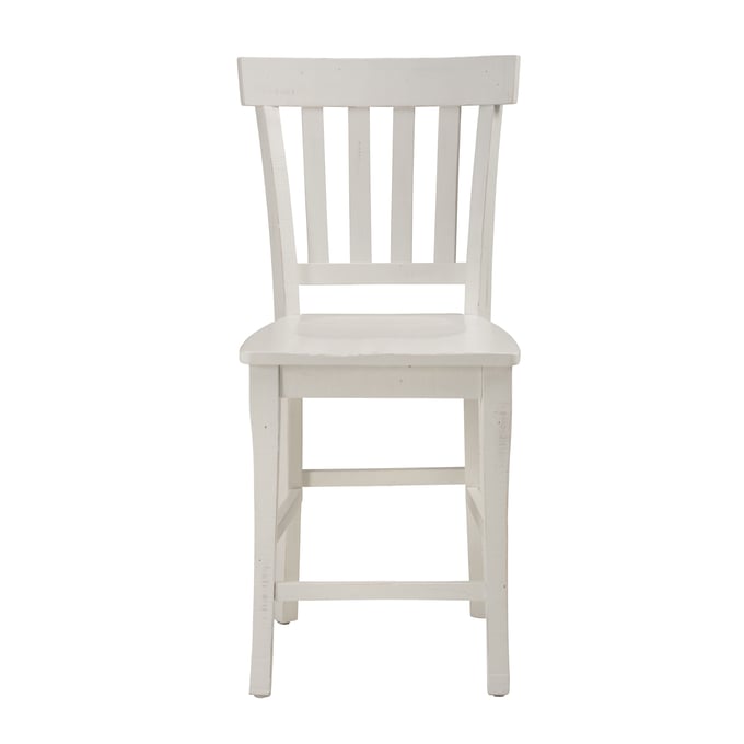 2 Jofran Furniture Madaket Distressed Off White Bar Stools JFN-647-BS831KD