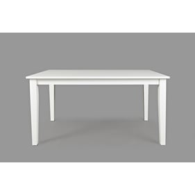 Jofran Furniture Simplicity Paper White Rectangle Dining Table