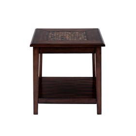 Jofran Furniture Baroque Brown End Table