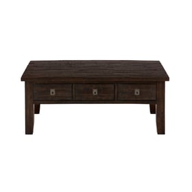 Jofran Furniture Kona Grove Chocolate Dark Brown Cocktail Table