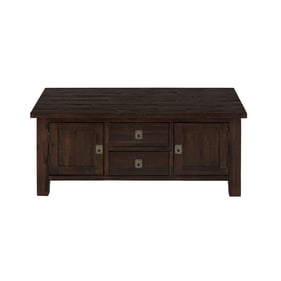 Jofran Furniture Kona Grove Chocolate Dark Brown Rectangle Cocktail Table