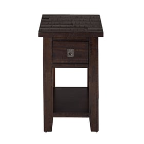 Jofran Furniture Kona Grove Chocolate Dark Brown Chairside Table