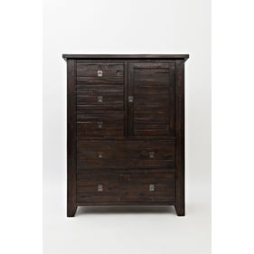 Jofran Furniture Kona Grove Chocolate Drark Brown 5 Drawers Chest