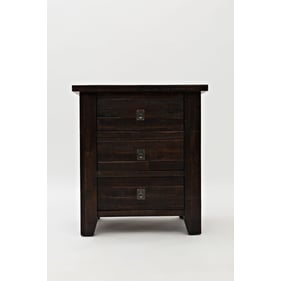 Jofran Furniture Kona Grove Chocolate Dark Brown Night Stand