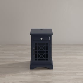 Jofran Furniture Craftsman Navy Chairside Table