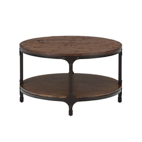 Jofran Furniture Urban Nature Light Brown Pine Round Cocktail Table