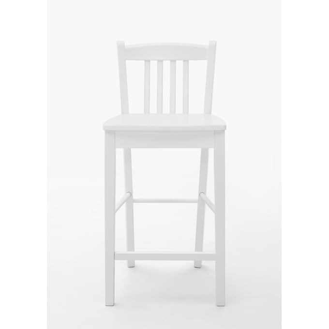 2 Jofran Furniture Tribeca White Counter Height Stools JFN-816EC-BS293KD