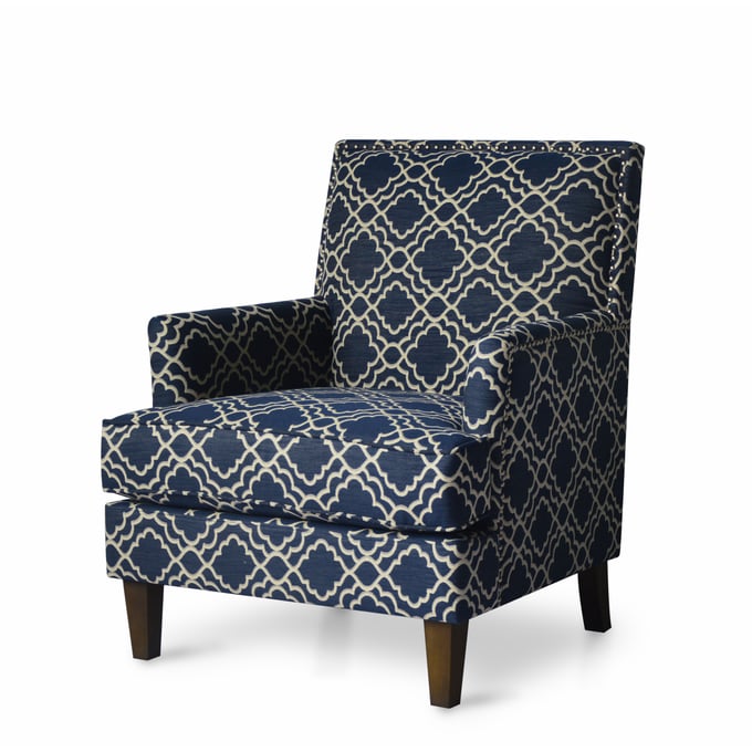 Jofran Furniture Aubrey Marine Fabric Accent Chair JFN-AUBREY-CH-MARINE