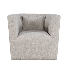 Jofran Furniture Everly Taupe Swivel Accent Chair