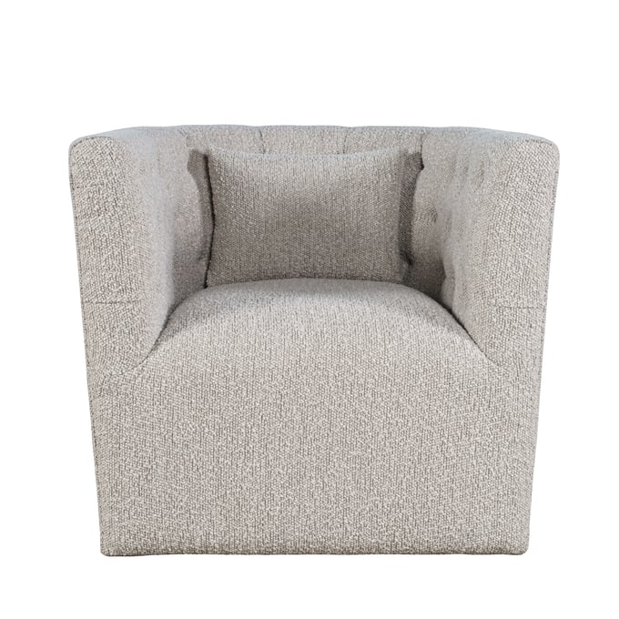 Jofran Furniture Everly Taupe Swivel Accent Chair JFN-EVERLY-SW-TAUPE