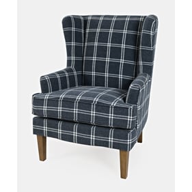 Jofran Furniture Lacroix Navy Accent Chair