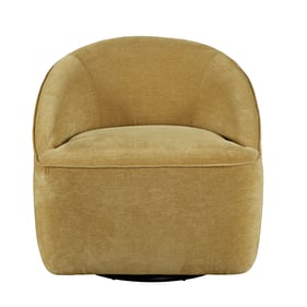 Jofran Furniture Lulu Gold Swivel Accent Chair