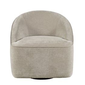 Jofran Furniture Lulu Taupe Swivel Accent Chair