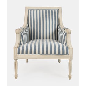 Jofran Furniture McKenna Blue Upholstered Accent Chair