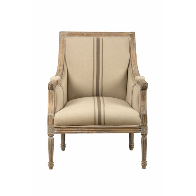 Jofran Furniture McKenna Tan Upholstered Accent Chair JFN-MCKENNAKD-CH-TAN