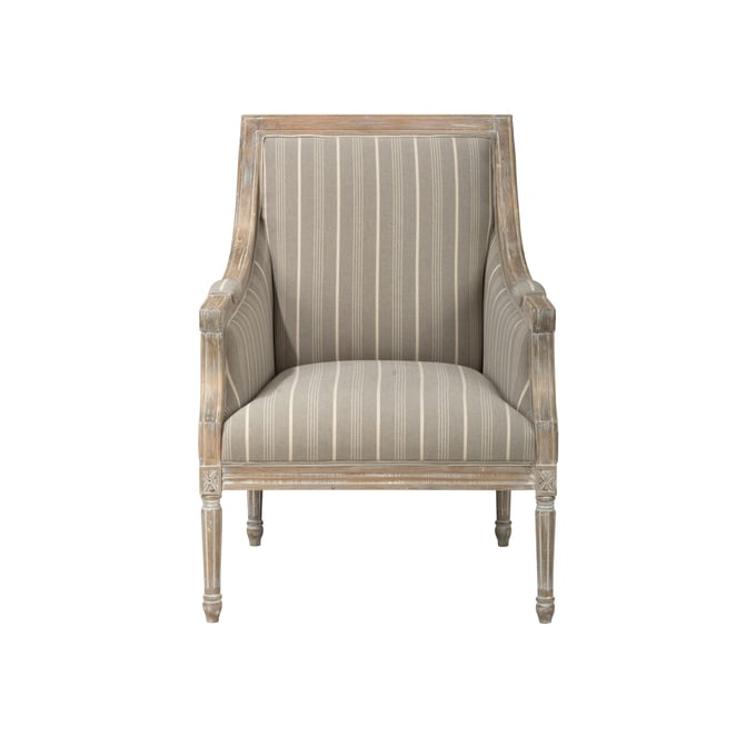 Jofran Furniture McKenna Taupe Upholstered Accent Chair JFN-MCKENNAKD-CH-TAUPE