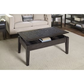 Jofran Furniture Baroque Grey 3pc Lift Top Coffee Table Set