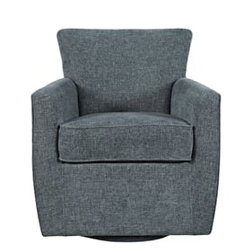 Jofran Furniture Blakely Harper Denim Swivel Accent Chair