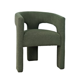 Jofran Furniture Sven Forest Upholstered Curved Back Dining Chair