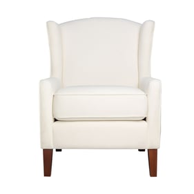 Jofran Furniture Turner Beige Upholstered Wingback Accent Chair