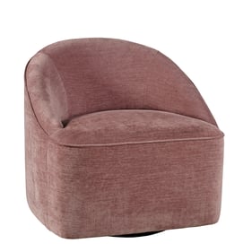 Jofran Furniture Lulu Lilac Upholstered Swivel Accent Chair