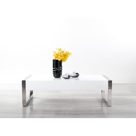 JM Furniture 115A White High Gloss Coffee Table