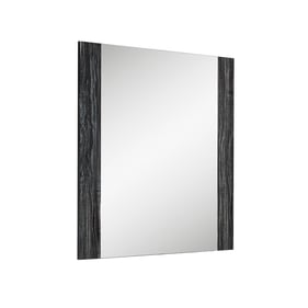 JM Furniture Alice Glossy Gray Mirror