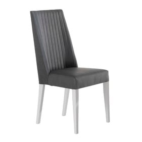 2 JM Furniture Luxuria White And Grey Dining Chairs