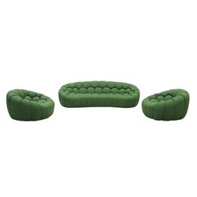 JM Furniture Fantasy Green 3pc Living Room Set