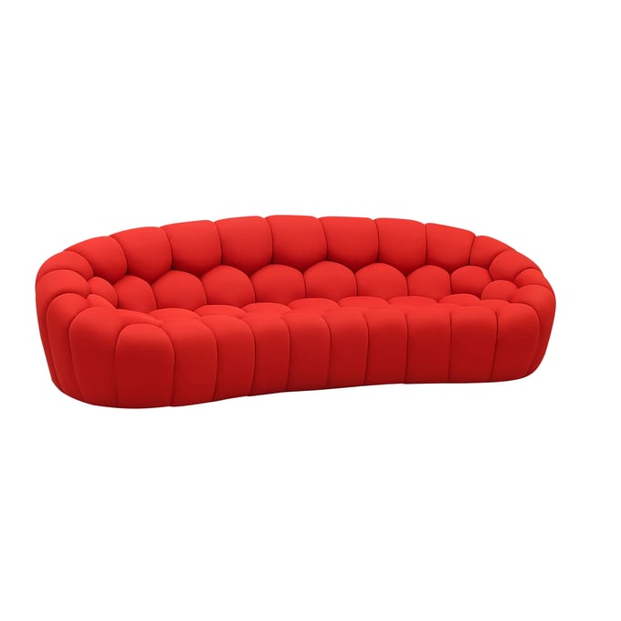 JM Furniture Fantasy Red Sofa JNM-18442-R-S