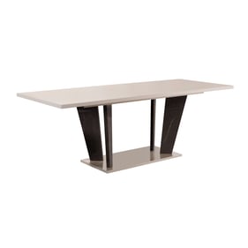 JM Furniture Sonia Pearl Metallic Dining Table