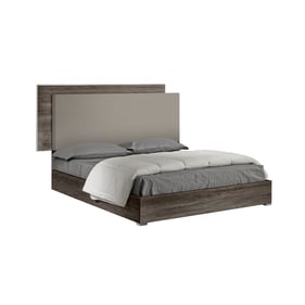 JM Furniture Portofino Canyon Oak And Beige King Bed