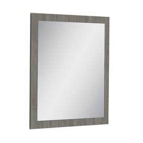 JM Furniture Victoria Anthracite Melamine and Grey Mirror