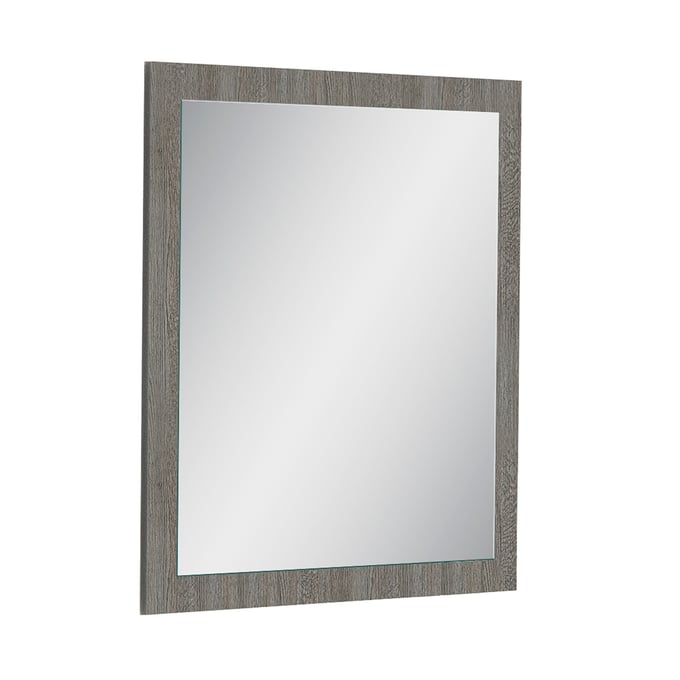 JM Furniture Victoria Anthracite Melamine and Grey Mirror JNM-18699-M