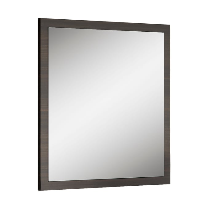 JM Furniture Travertine Dark Oak and Gray Mirror JNM-18772-M