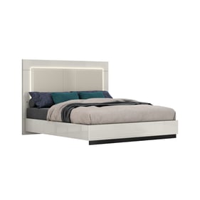 JM Furniture Bella Grey and Black King Bed