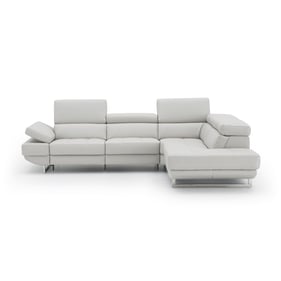 JM Furniture Annalaise Silver Grey RAF Sectional