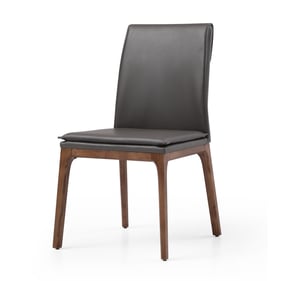 JM Furniture Portland Grey And Walnut Chair