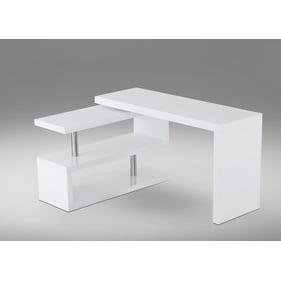 JM Furniture A33 White Office Desk