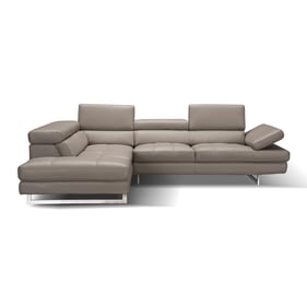 JM Furniture A761 Peanut Leather LAF Sectional