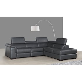 JM Furniture Agata Slate Grey RAF Sectional