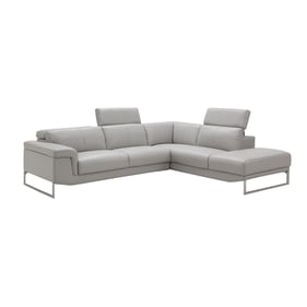 JM Furniture Athena Light Grey RAF Sectional