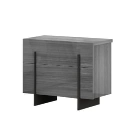 JM Furniture Blade Moon Grey Premium Night Stand