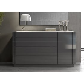 JM Furniture Braga Grey Dresser