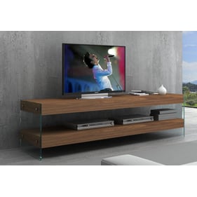 JM Furniture Elm Walnut TV Base