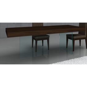 JM Furniture Float Dark Oak Dining Table