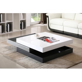 JM Furniture CW01 White Grey Coffee Table