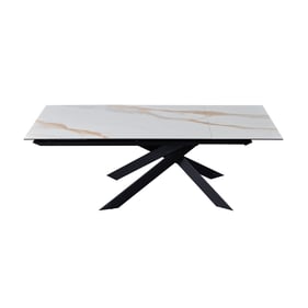 JM Furniture Calcutta Grey Extension Dining Table