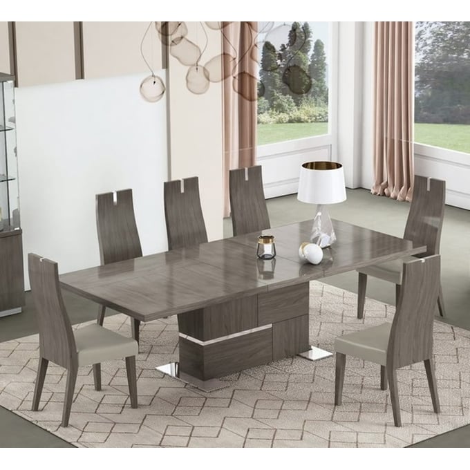 JM Furniture Copenhagen Chestnut 7pc Dining Room Set JNM-17778-DR-S1